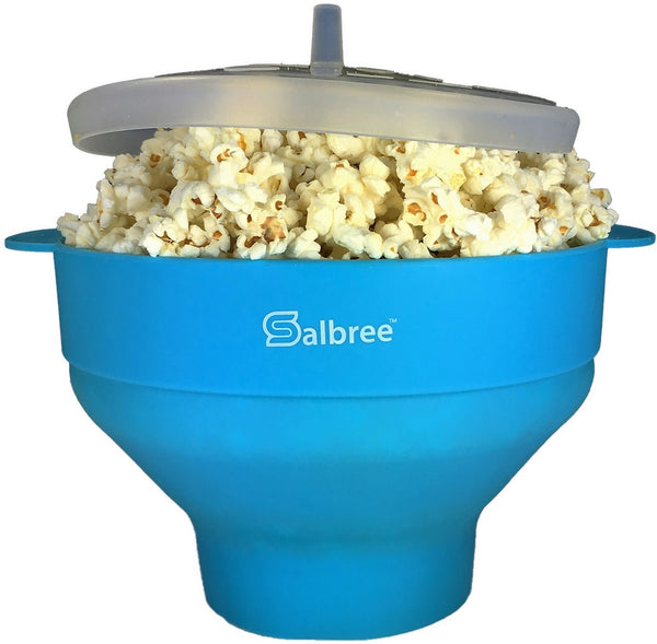 Olivelle Popcorn - Silicone Microwave Popper (Ocean)