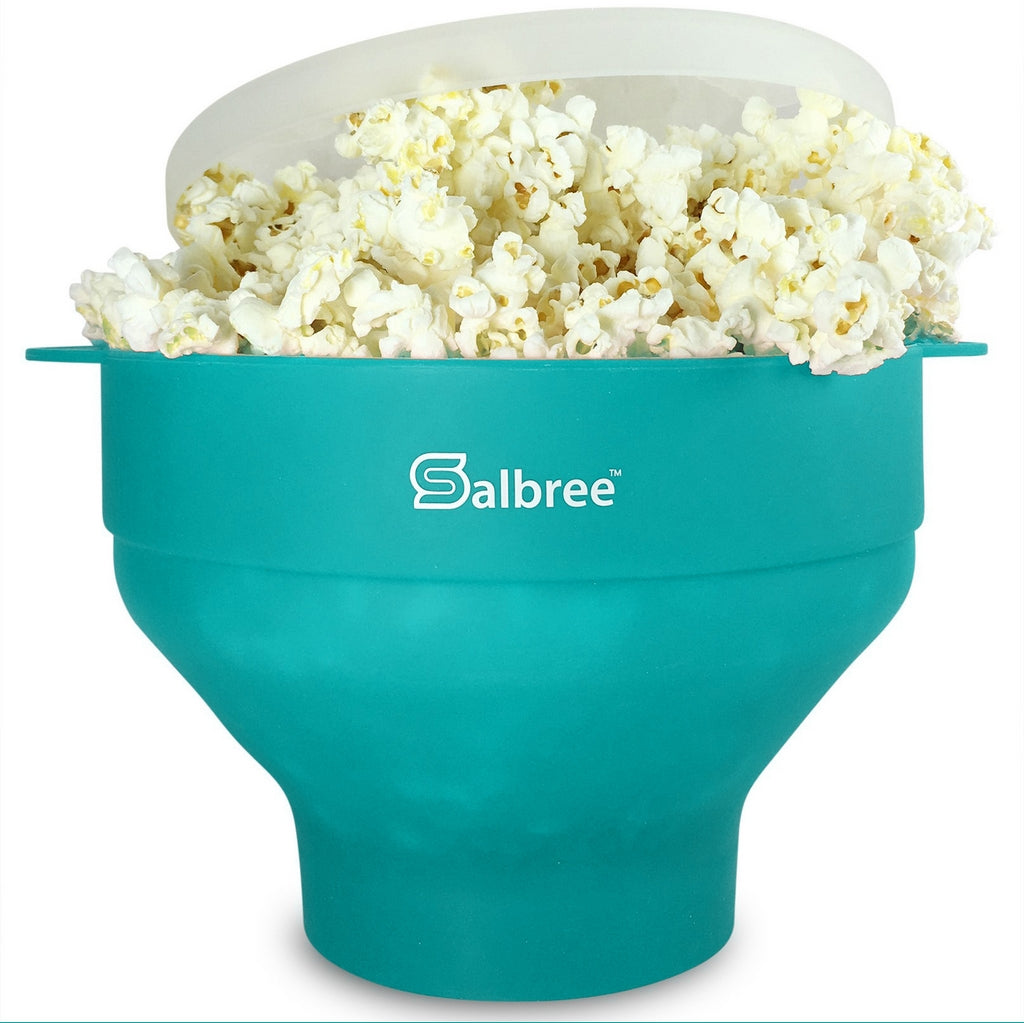 The Original Salbree Microwave Popcorn Popper Machine, Silicone Popcor 