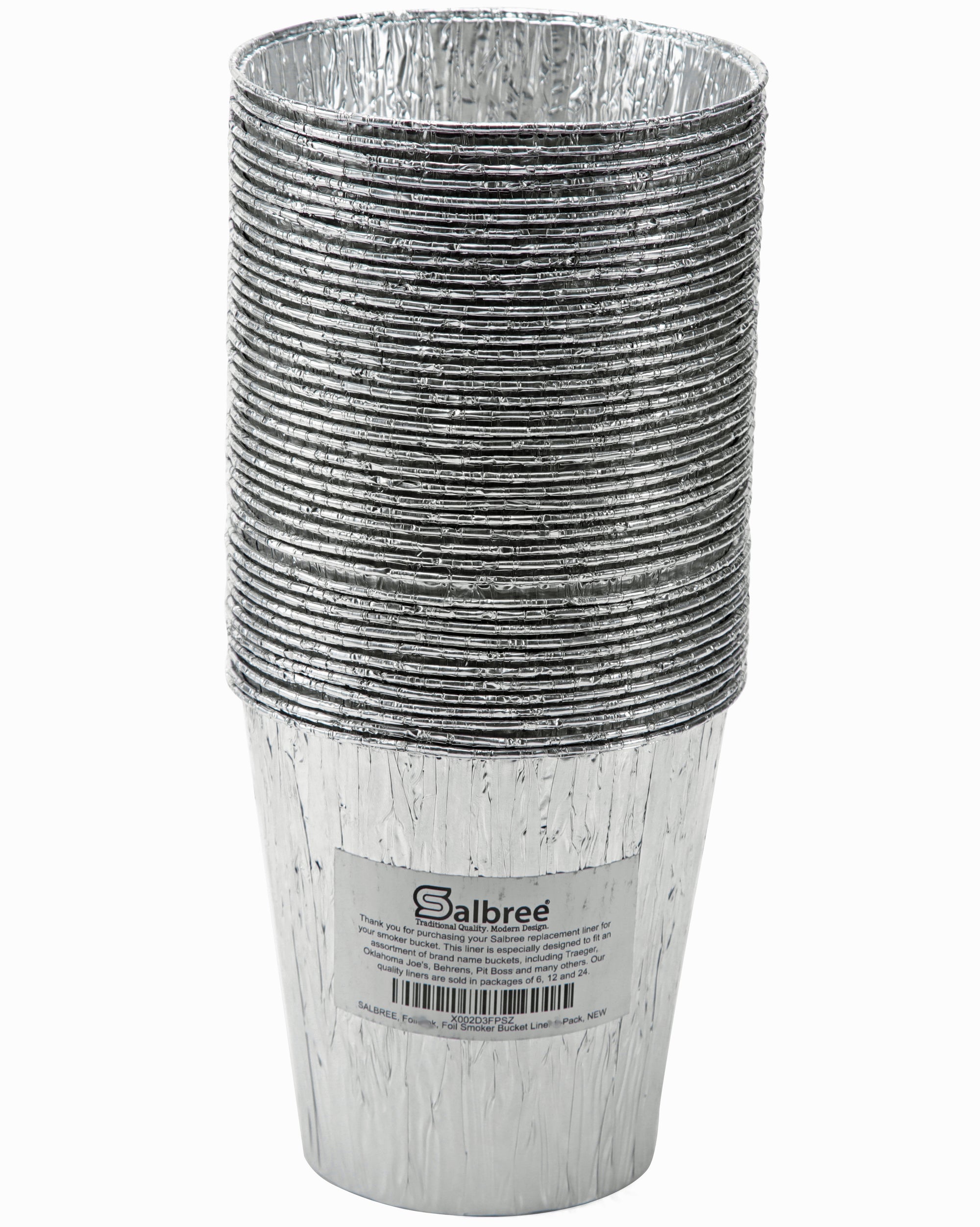 Replacement Liner for Smoker Bucket - 24-pack