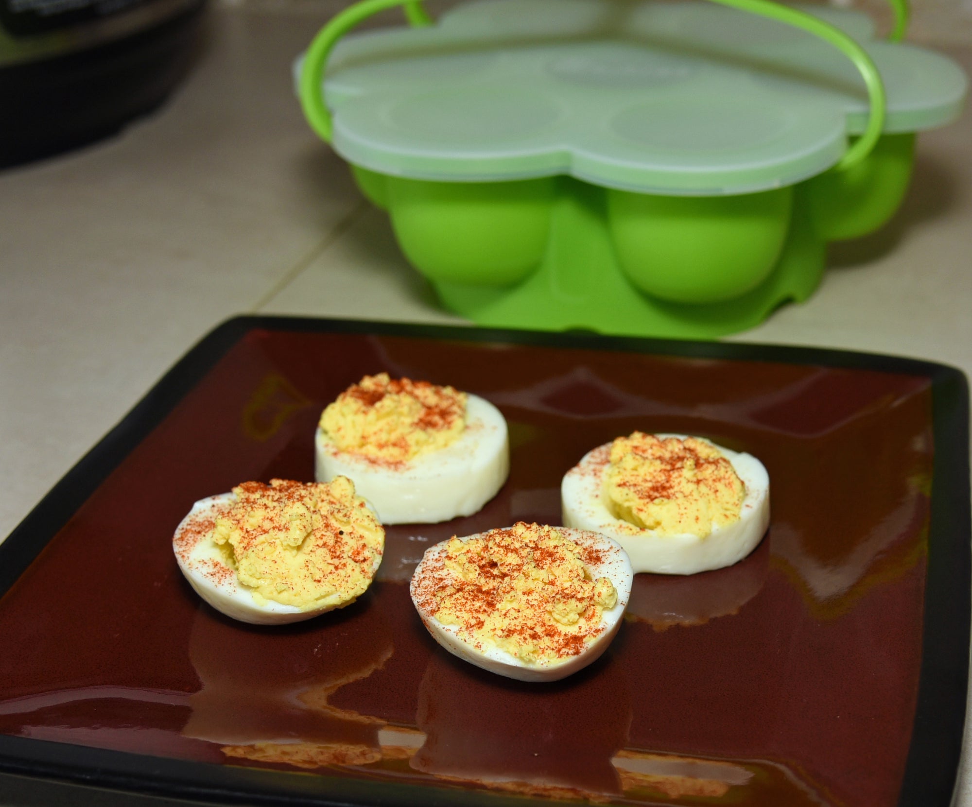 Egg Bite Mold for Instant Pot and other Pressure Cookers Green