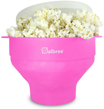 Salbree Microwave Popcorn Popper - Pink - salbree.com