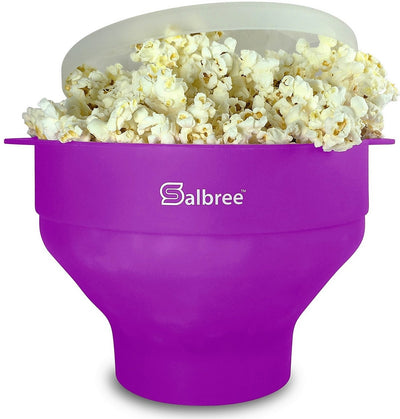 Salbree Microwave Popcorn Popper - Purple - salbree.com