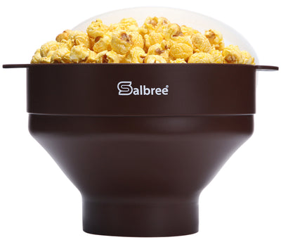 Salbree Microwave Popcorn Popper - Chocolate