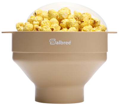 Salbree Microwave Popcorn Popper - Tan