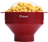 Salbree Microwave Popcorn Popper - Dark Red
