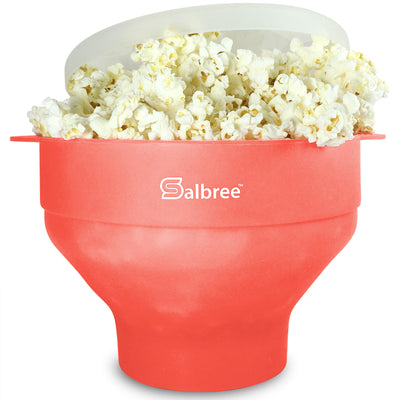 Salbree Microwave Popcorn Popper - Coral