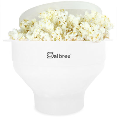 The Original Salbree Microwave Popcorn Popper, Silicone Popcorn